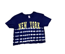 Load image into Gallery viewer, Tie-Dye Screen Print Crop Tops