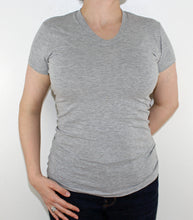 Load image into Gallery viewer, Ladies V.Neck Plain T-Shirt