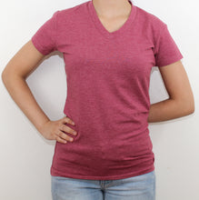 Load image into Gallery viewer, Ladies V.Neck Plain T-Shirt
